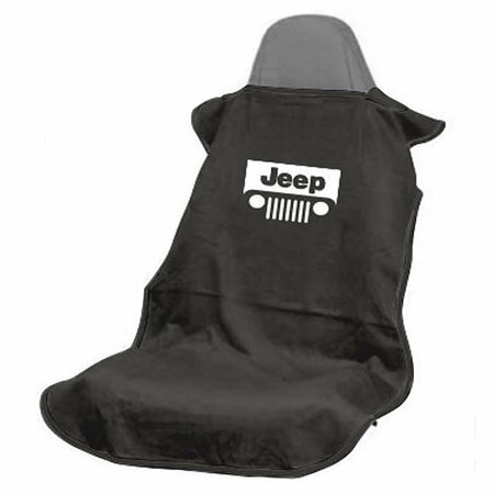SEAT ARMOUR Jeep Black with Grille Seat Cover SE43463